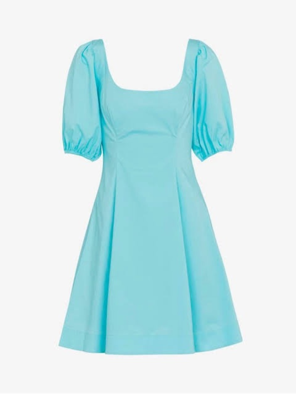 Staud Blue Laelia stretch-cotton minidress size 6